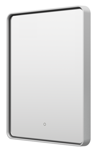 Зеркало с подсветкой Brevita Mercury MER-Rett6-060/80-platinum 60х80 подвесное