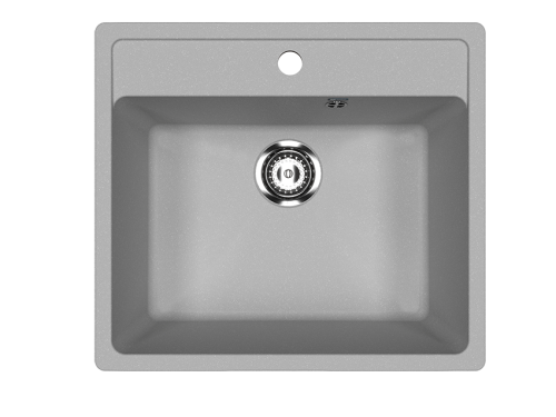 Кухонная мойка Ulgran Classic U-104-342 55х50 цвет серый