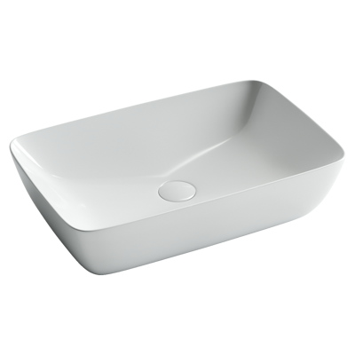Раковина из сантехнического фарфора Ceramica Nova FORM CN2003 60х40 накладная цвет белый