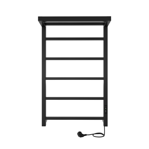 Полотенцесушитель электрический Indigo Forma LEF80-50BRRt 55х80 черный