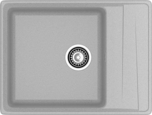 Кухонная мойка Granfest Level LV-660L серый 65х50 цвет серый поверхность матовая