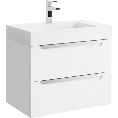 Тумба под раковину Aqwella Y CUB0107W 70х40 подвесная цвет белый