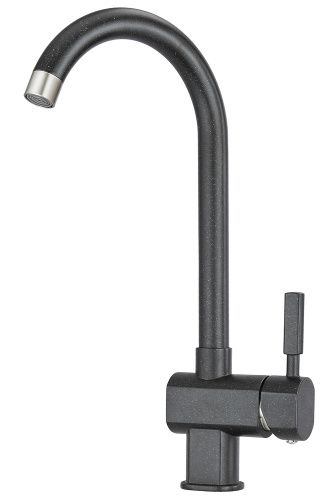 Смеситель для кухни Granula 31-ST, ЧЁРНЫЙ на мойку черный