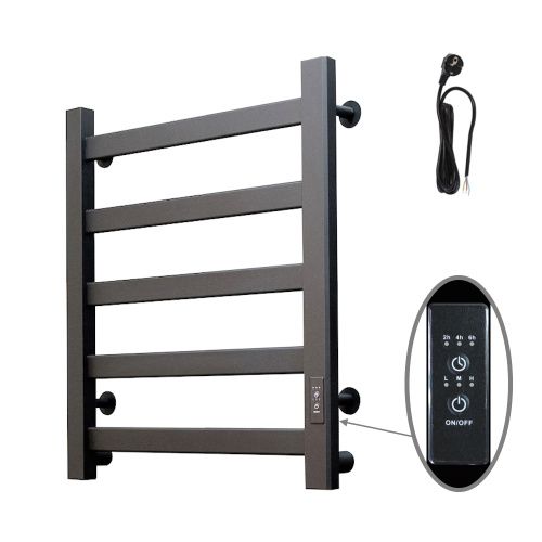 Полотенцесушитель электрический Тругор Диана Пэк сп Al ПэкДиана1/6050Alчерн 50х60 черный