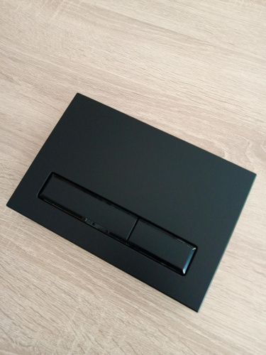 Клавиша смыва механическая KK POL M08 V1 SPP/091/0.1/K цвет черный/хром