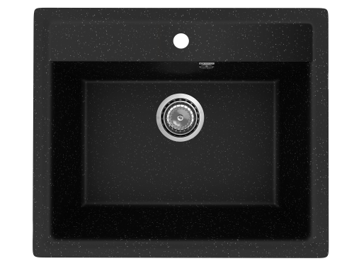 Кухонная мойка Uperwood ECON UPD-104 4010202103 55х50 цвет черный поверхность матовая