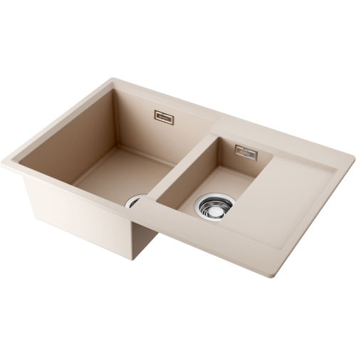 Кухонная мойка Omoikiri Daisen 78-2 4993417 80х50 цвет бежевый