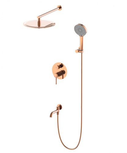 Душевая система Wonzon & Woghand TOR WW-88939073-RG встраиваемая в стену цвет золото