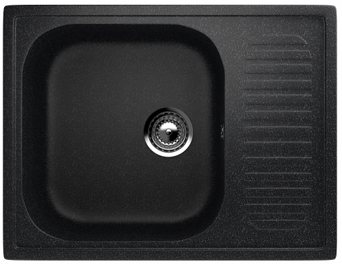 Кухонная мойка Ulgran Classic U-202-308 65х50 цвет черный
