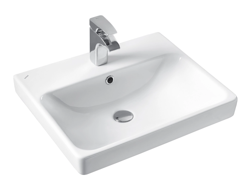 Раковина мебельная керамическая Santek Адриана 55 1.WH50.1.620 60х50 накладная цвет белый