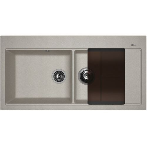 Кухонная мойка Florentina Россана 20.335.E1000.305 100х50 цвет серый поверхность матовая