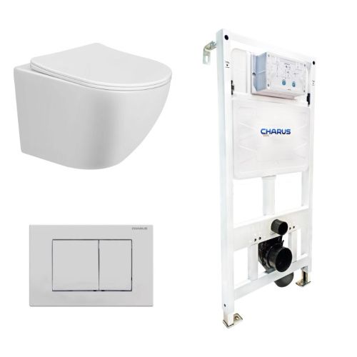 Сет унитаз + инсталляция + кнопка CC.300.80.01+FP.310.12.01+AM25010