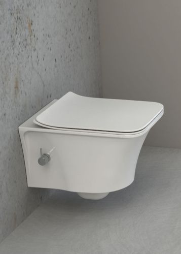 Чаша унитаза подвесная Boheme Mirage 965-2 цвет белый без сиденья