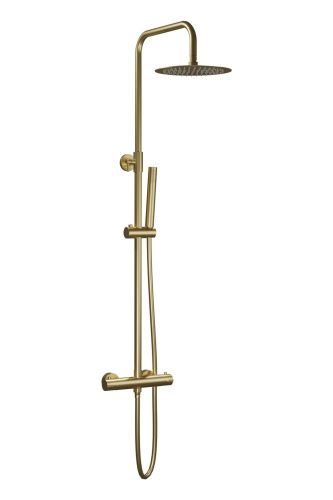 Душевая стойка AQG Urban Flow 20UFR25NID09 настенная цвет золото