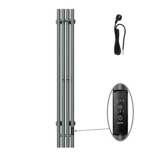 Полотенцесушитель электрический Тругор Вектор Пэк сп ПэкспВектор120*15графВГП 20х120 серый