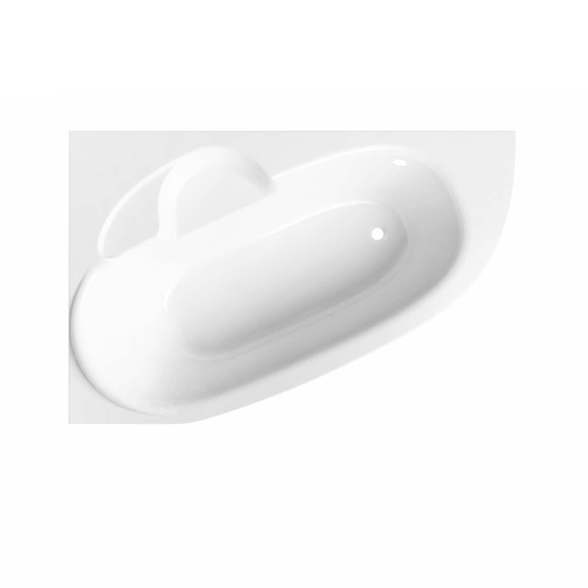 Ванна акриловая Lavinia Boho Bell Pro 3702150L 150х100 встраиваемая асимметричная без каркаса