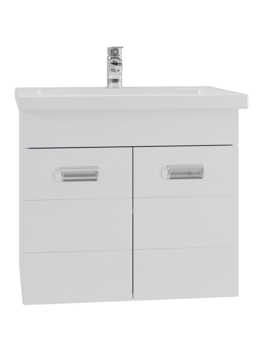 Тумба с раковиной Orange Таис TP2-TUW+RA 60х50 подвесная цвет белый