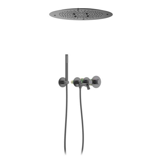 Душевая система Timo Saona SX-2358/18SM встраиваемая в стену цвет серый с термостатом