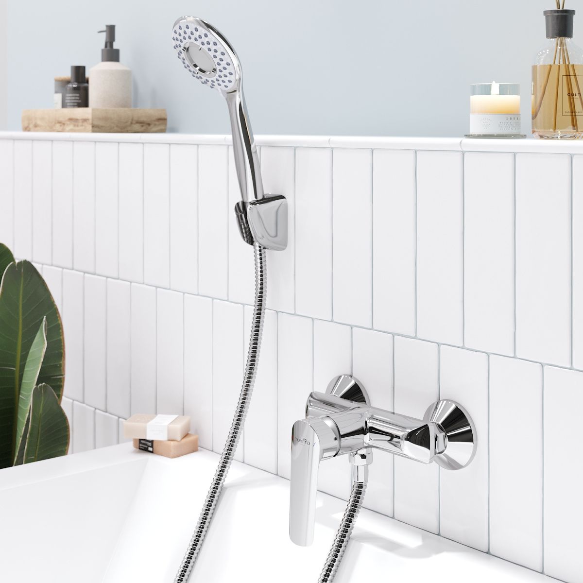 Смеситель для душа Tokito MISAWA TOK-MIS-1016 настенный хром