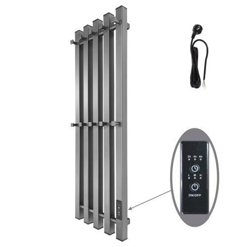 Полотенцесушитель электрический Маргроид Inaro профильный Inaro-8024-1081-7024 25х80 серый