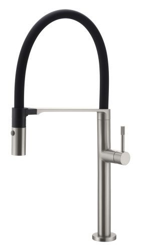 Смеситель для кухни Boheme Uno 114-NB на мойку никель