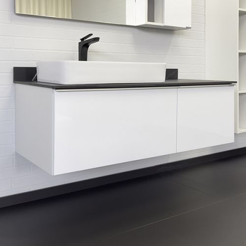 Тумба с раковиной Comforty Милан 00-00014005CF 120х50 подвесная цвет белый