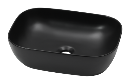 Раковина мебельная из сантехнического фаянса Melana 320328MB-805 50х30 накладная цвет черный