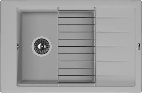 Кухонная мойка Florentina Липси 780_P 20.275.D0780.305 80х50 цвет серый поверхность матовая