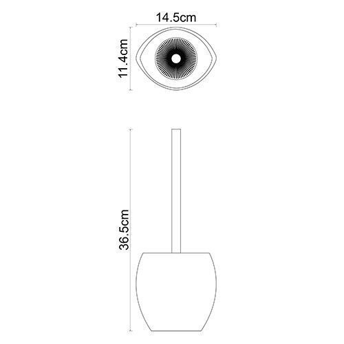 Ершик для унитаза WasserKRAFT 33327 - фото 4