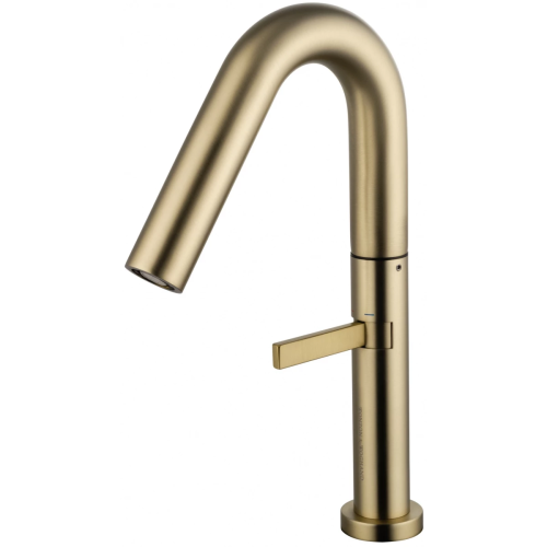 Смеситель для раковины Wonzon & Woghand WW-6068-BG на столешницу золото