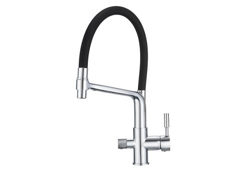 Смеситель для кухни Granula 0075, ХРОМ на мойку хром