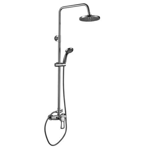 Душевая стойка Rossinka T T40-45 настенная цвет хром