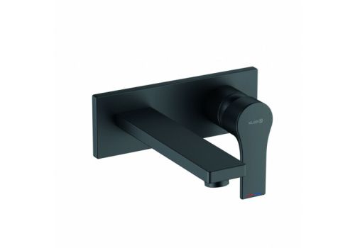 Смеситель для раковины Kludi Zenta SL 482473965 встраиваемый в стену черный