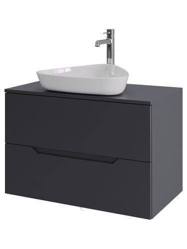 Тумба с раковиной Orange Line Li-80TugMDF+B07-500W 80х50