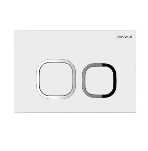 Клавиша смыва механическая Grossman Cosmo 700.K31.02.000.000 цвет белый