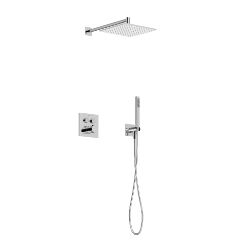 Душевая система Sancos Linn SC9022CH встраиваемая в стену цвет хром с термостатом