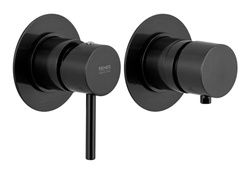 Смеситель для душа Remer X Style X96D3CFP встраиваемый в стену черный