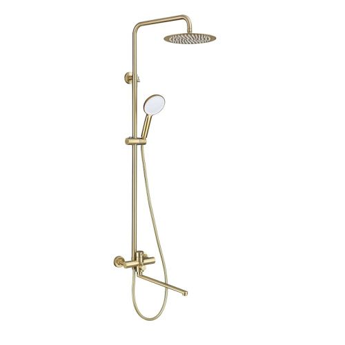 Душевая стойка ProHanss P31.24.03 настенная цвет золото