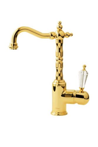 Смеситель Boheme Imperiale Ripresa 322 на раковину золото