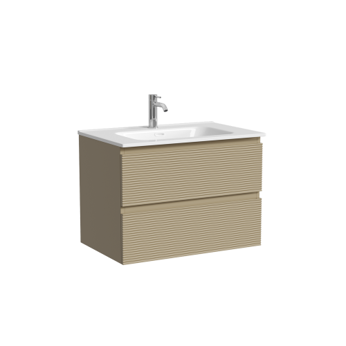Тумба под раковину Sancos FOLK FL70CP 70х40 подвесная цвет бежевый