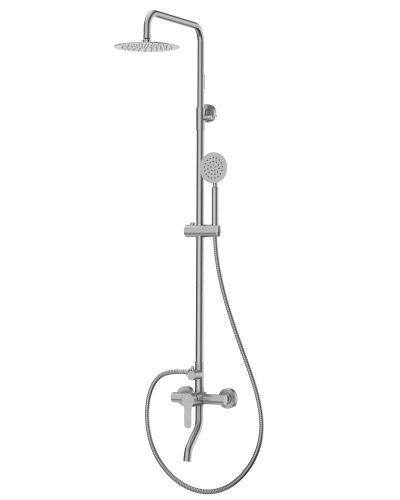 Душевая стойка Rush Santiago SUS1116-40 настенная цвет серый