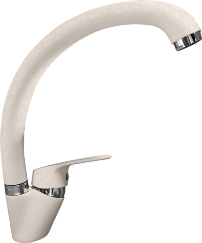 Смеситель для кухни Granfest 3323 белый на мойку белый