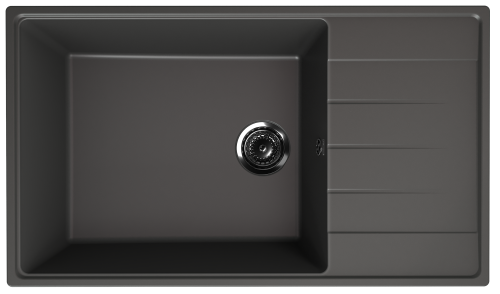 Кухонная мойка Ulgran Quartz Prima 860-09 85х50 цвет серый