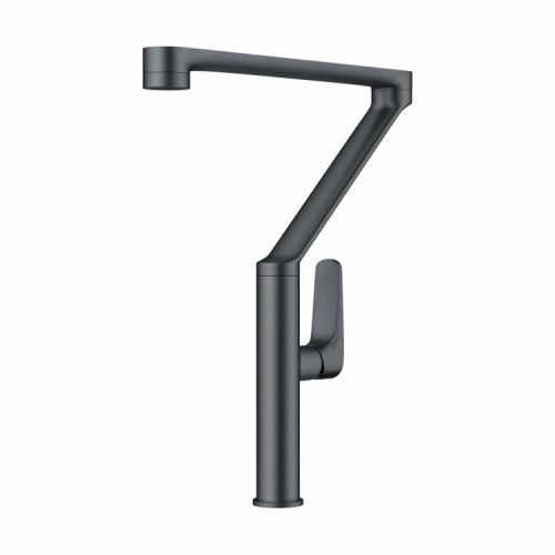 Смеситель для кухни Omoikiri Tara 4994374 на мойку вороненая сталь