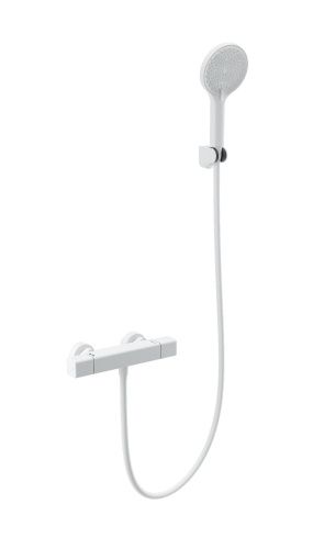 Смеситель для душа Wonzon & Woghand Stay WW-B2016-A-MW настенный белый с термостатом