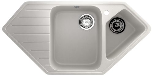 Кухонная мойка Ulgran Classic U-409-341 95х50 цвет белый