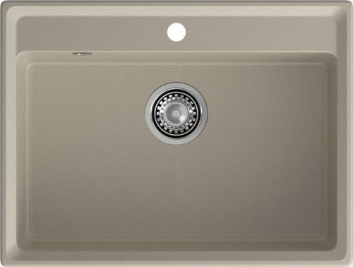 Кухонная мойка Granfest Level LV-660 топаз 65х50 цвет серый поверхность матовая
