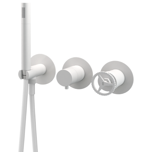 Смеситель для душа Remer Chrono CH97D3PBO встраиваемый в стену белый