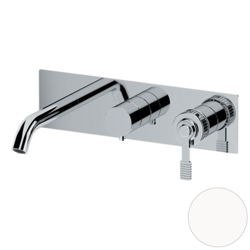 Смеситель для ванны Remer Atelier AL54D3BO встраиваемый в стену белый