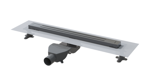 Душевой лоток Boheme Premium Trendy 983-60-GM 65х5 серый